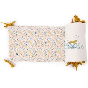 achetez Tour de lit fleuri Sous mon baobab (pour lits 60 x 120 cm ou 70 x 140 cm) Moulin Roty au meilleur prix en promo