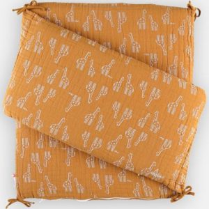 achetez Tour de lit respirant ocre (pour lits 60x120 cm ou 70x140 cm) Noukie's au meilleur prix en promo