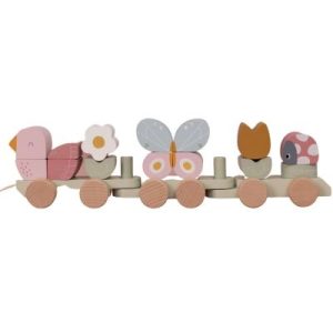 achetez Train de construction Flowers & Butterflies (17 pièces) Little Dutch au meilleur prix en promo