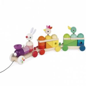 achetez Train géant multicolore zigolos Janod au meilleur prix en promo