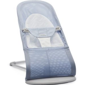 achetez Transat Balance Soft Mesh 3D Bleu ciel et gris BabyBjörn au meilleur prix en promo
