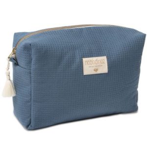 achetez Trousse de toilette Diva Nid d'abeille Night blue Nobodinoz au meilleur prix en promo
