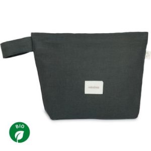 achetez Trousse de toilette Lin français green blue Nobodinoz au meilleur prix en promo