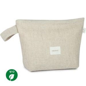 achetez Trousse de toilette Lin français greige  Nobodinoz au meilleur prix en promo