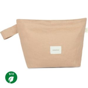 achetez Trousse de toilette Lin français sand Nobodinoz au meilleur prix en promo