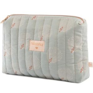 achetez Trousse de toilette Travel White Gatsby Antique Green Nobodinoz au meilleur prix en promo