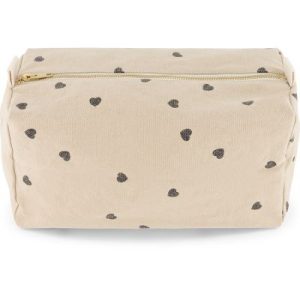achetez Trousse de toilette Vic Cœur sable Rose in April au meilleur prix en promo