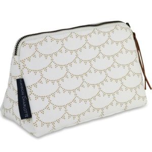 achetez Trousse de toilette canevas Rivoli gold Maison Charlotte au meilleur prix en promo