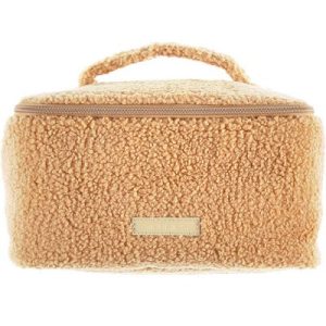 achetez Trousse de toilette en sherpa Mix & Match camel Noukie's au meilleur prix en promo