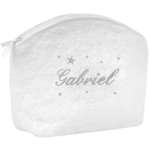 achetez Trousse de toilette étoile gris (personnalisable) ANVIE au meilleur prix en promo