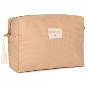 achetez Trousse de toilette nid d'abeille Diva Nude Nobodinoz au meilleur prix en promo