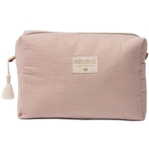 achetez Trousse de toilette rose Diva Nid d'abeille Misty pink Nobodinoz au meilleur prix en promo