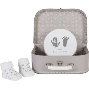achetez Valise Le Temps des souvenirs kit empreinte et paire de chaussettes BAMBAM au meilleur prix en promo